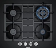 Płyta gazowa Siemens iQ300, 60 cm, Szkło hartowane, CzarnyEN6B6HB90
