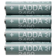 Grube paluszki akumulatorki baterie IKEA AA R6 2450mAH 4 szt.