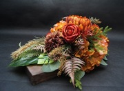 Drobna kompozycja wiązanka na grób