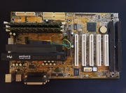 Płyta główna P6BX-A+ REV:1.2, 2xram 256MB,Procesor Pentium II 400 Mhz SL2YM