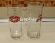 Szklanka i kufel do piwa Warka