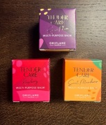 Zestaw regenerujący balsam Tender Care malina/mandarynka/śliwka