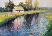 Tomasz Prajzler "Rzeka" obraz olejny