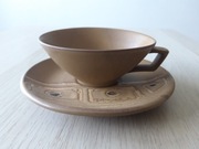 Orientalny serwis kawowy, 6 filiżanek ze spodkami