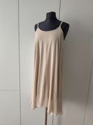 Sukienka Oversize Beżowa Uniwersalna New Collection