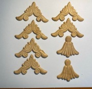 Ornament dekor drewniany
