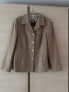 Kurtka damska rozm 48 beżowa wełna z kaszmirem