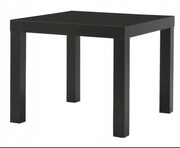 Stolik Ikea lack  czarno brązowy 