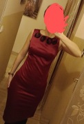 NOWA sukienka bordo *34/XS* Pretty Girl