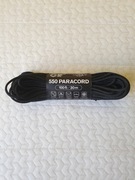 Linka Atwood Rope MFG 550 Paracord 30 m - Black 