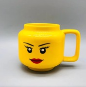 Ceramiczny Kubek z Motywem Głowy Ludzika LEGO 250 ml – Stylowy