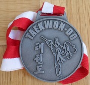 Pamiątkowy medal z zawodów TEAKFON-DO w Warszawie