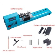 Mini Tokarka dla Hobbystów 150 W Nowa