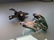 Przerzutka przednia Shimano Deore XT FD-M8020 i manetka SL-M8000