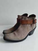 Botki Kowbojki damskie Liberty Black 40 41 Handmade in Mexico 29cm