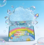 Musująca Kula do Kąpieli CHMURKA Rainbow Bath Bomb  Kolorowa, Pachnąca 