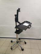 EDBAK SV53 Stojak Mobilny Uchwyt Wózek do Monitora z PC i klawiaturą