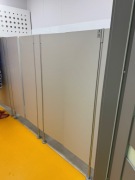 Przedzielenia Toalet Giszety Alsanit przedszkole żłobek drzwi i ścianki