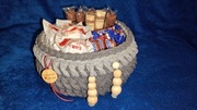 Koszyczek ozdobny ręcznie wykonany