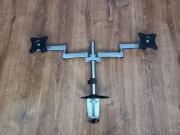 porządny Uchwyt Stojak na 2 monitory 23" wzorowy stan duży Gdańsk