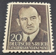 GG Hans Frank - brytyjski znaczek propagandowy