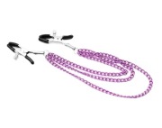 Metalowy łańcuszek do sutków Klipsy do masażu piersi Zaciski Bdsm Slave 