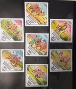 !!! MONGOLIA 1978 WIELBŁĄDY 7szt...  KOMPLETNA_SERIA...CZYSTE**!!!