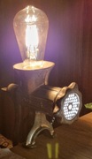 Lampa z maszynki do mielenia mięsa loft, vintage
