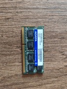 Pamięć RAM ADATA AD731B1672EG 2GB DDR3,SODIMM,PC310600S,1333 MHz,CL9,1.5V