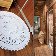 Dywan ze sznurka pleciony MotkiemiSznurkiem 120cm