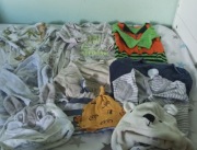 Paczka ciuchow 56 body bluzka ślinka czapeczka