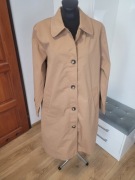 palto prochowiec płaszcz jasnobrązowy zapinany na guziki b.young rozm. 40