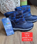 Nowe buty zimowe ocieplane Lupilu 26 kozaki śniegowce na rzep