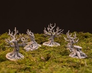 Zestaw Przeklętych Drzew DND RPG 3D Żywica 14K Makiety Fantasy 6 elementów