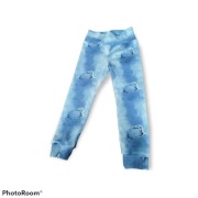 Legginsy .Imitacja dziurawego jeansu