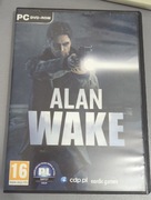 Alan Wake pudełko i płyta - klucz wykorzystany 