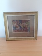 Obraz martwa natura z muszlą Jan Cybis reprodukcja