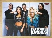 Butcher Babies - Duży plakat XL z 2014 - Format A2 (ok. 55 x 40 cm) NOWY