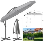 Parasol Ogrodowy na Wysięgniku Bocznym – Komfortowy Cień w Twoim Ogrodzie!