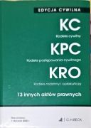 KC/KPC/KRO oraz KSH/KRSU/PrUpad Wydawnictwo C.H.Beck, stan 1 styczeń 2025