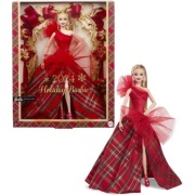 Lalka Barbie Świąteczna Holiday 2024 blondynka HRM65