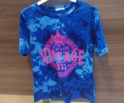 T-shirt Vintage moro, chabrowy