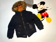 Authentic_ Super fajna ciepła kurtka do przedszkola_R.80/86_