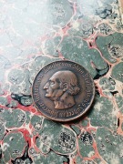 Moneta pieniądz zastępczy 10000 marek 1923 Westfalia Niemcy
