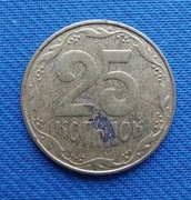 Moneta Ukraina 25 kopiejek 2008