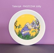Muminki TALERZYK Moomin Arabia Finland - PASZCZAK żółty 