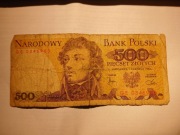 500 zł KOŚCIUSZKO 1982 seria GE