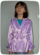 Śliczny płaszczyk satynowy Lusa Kids 128/134