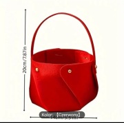 Koszyczek filcowy, koszyczek Czerwonego Kapturka