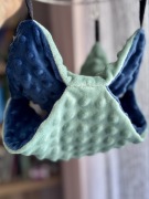 Hamak dla szczura/chomika podwójny 25x25 miękkie legowisko do klatki Minky